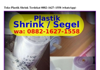 Toko Plastik Shrink Terdekat Ô88ᒿ-IᏮᒿᜪ-I558(WA)