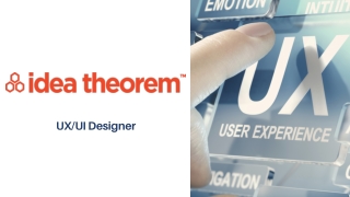 UX UI Designer