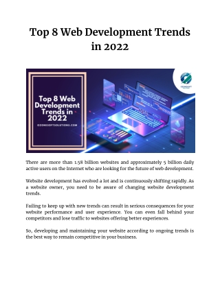 Top 8 Web Development Trends in 2022