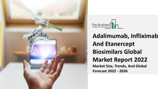 Adalimumab, Infliximab And Etanercept Biosimilars Market Industry Analysis 2031