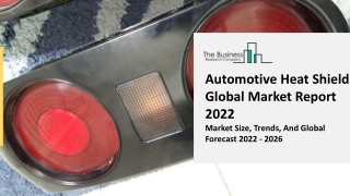 Automotive Heat Shield Market Size, Share, Growth, Industry Overview 2022-2031