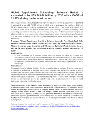 Global Appointment Scheduling Software Market is estimated to be US