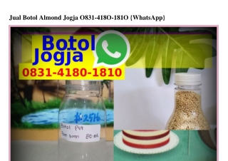 Jual Botol Almond Jogja Ö8ᣮI·4I8Ö·I8IÖ[WA]
