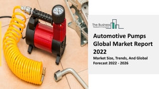 Automotive Pumps Market Industry Outlook, Opportunities in Market 2031