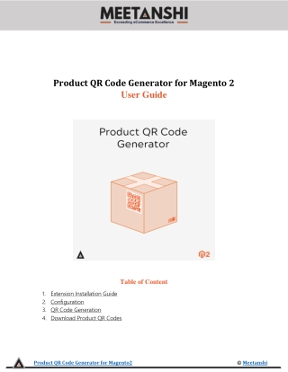 Magento 2 Product QR Code Generator