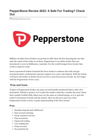 fxreviews.best-PepperStone Review 2022 It Safe For Trading Check Out