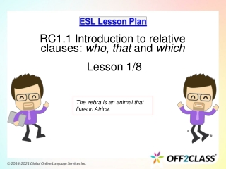 How To Teach Relative Clauses: An ESL Lesson Plan
