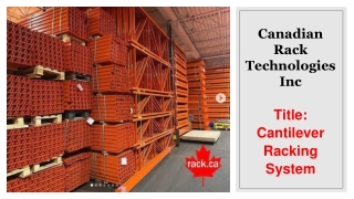 Cantilever Racking System