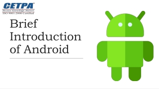 Brief introduction Of Android