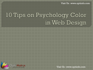 10 Tips on Psychology Color in Web