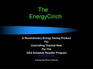 The EnergyCinch