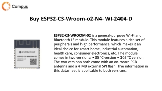 ESP32-C3-Wroom-o2-N4-WI-2404-D