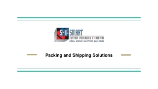 Hire the best Furniture Shipping Service - Ship Smart Inc.
