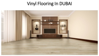 Vinyl Flooring In DUBAI