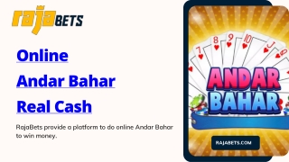 Online Andar Bahar Real Cash