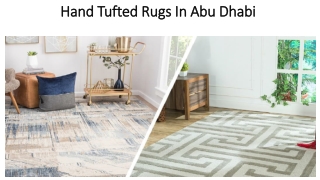 Hand Tufted Rugs In Abu Dhabi