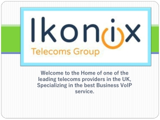 Low Cost Business Voip Provider - IKONIX Telecoms Group