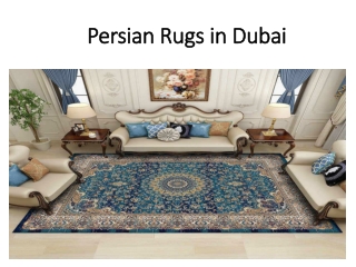 Persian Rugs in Dubai