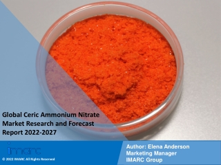 Ceric Ammonium Nitrate Market PDF, Size, Share, Trends, Industry Scope 2022-2027