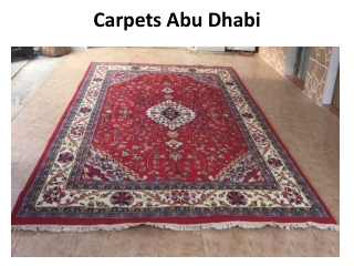 Carpets Abu Dhabi