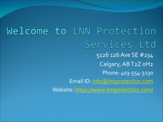 LNN Protection Services - Security Guard Calgary