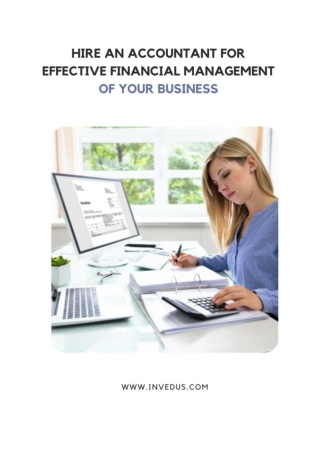 Hire An Accountant For Financial Management of Your Business