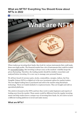fxreviewtrading.com-What are NFTS Everything You Should Know about NFTs in 2022