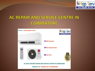 AC REPAIR AND SERVICE CENTRE IN COIMBATORE