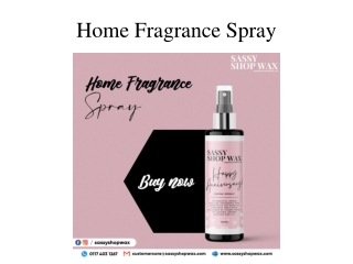 Home Fragrance Spray