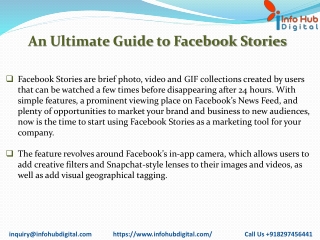 An Ultimate Guide to Facebook Stories