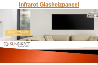 Infrarot Glasheizpaneel