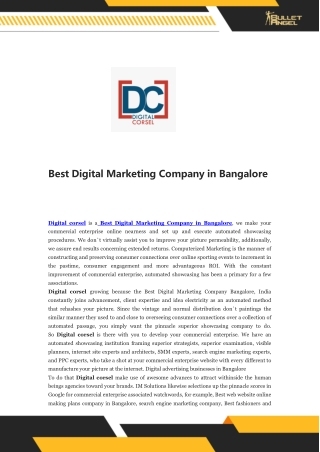 Best digital marketing company