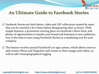 An Ultimate Guide to Facebook Stories