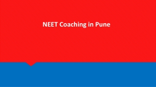 NEET Coaching in Pune