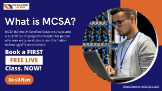 Online MCSA Certification Course and Training