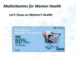 Multivitamins for Women Health
