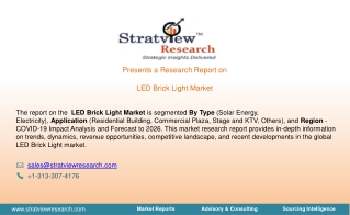 LED Brick Light Market Trends, Dynamics & Market Insights