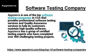 software testing company
