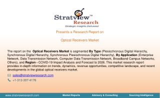 Optical Receivers Market Trends, Dynamics & Market Insights