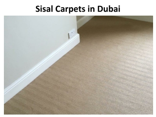 Sisal Carpets in Dubai