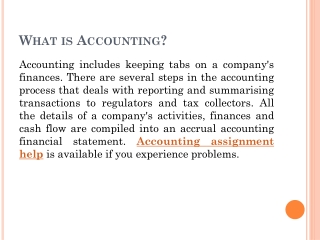 What is Accounting