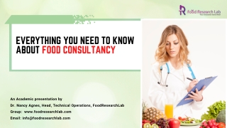 Everything You Need To Know About Food Consultancy