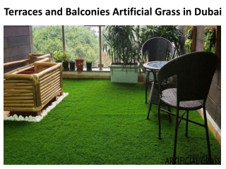Terraces and Balconies Artificial Grass in Dubai