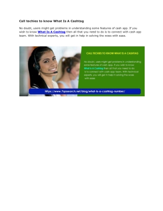 Call techies to know What Is A Cashtag