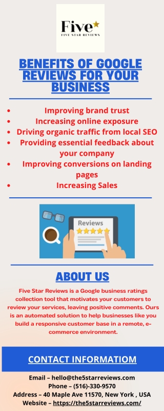 Benefits of Google reviews for your business