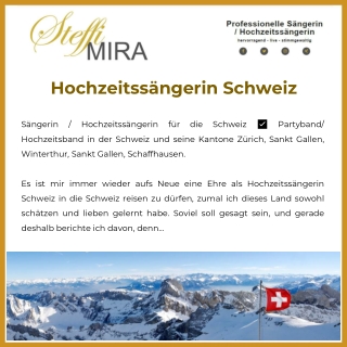Hochzeitssangerin Schweiz