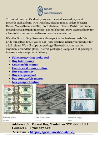 Buy real passport