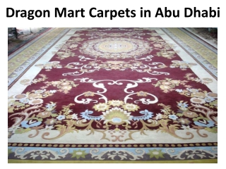 Dragon Mart Carpets in Abu Dhabi