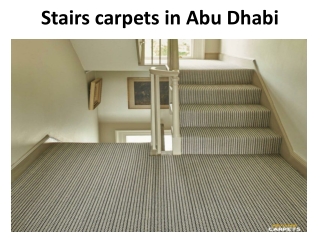 Stairs carpets in Abu Dhabi
