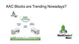 AAC Blocks are Trending Nowadays?